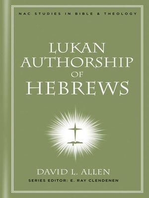 cover image of Lukan Authorship of Hebrews